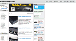 Desktop Screenshot of cappuccinopc.com